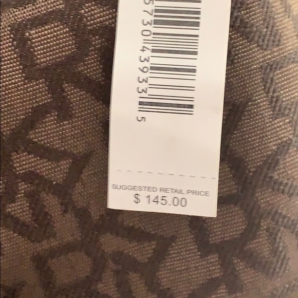 DKNY Dark Brown Bag with matching wallet - Picture 3 of 8